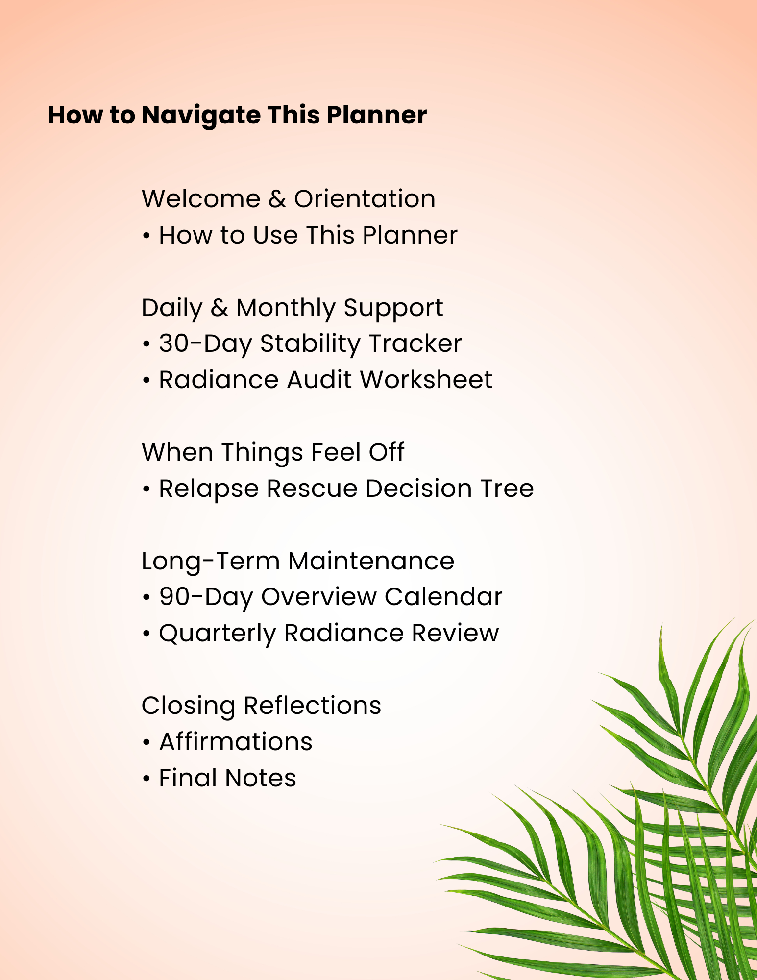 Radiance Beauty Planner